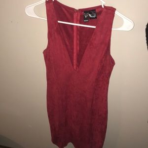 red formal dress